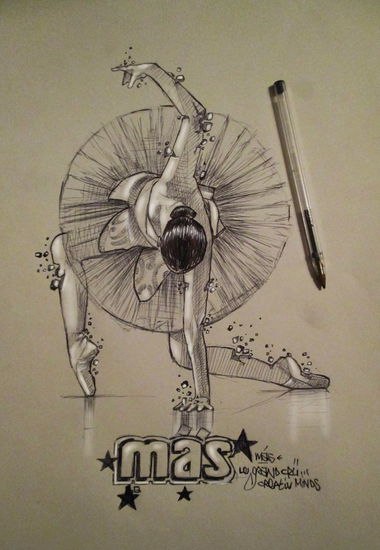 Graffiti Sketch in Lyon - Photo by MAS (2015)