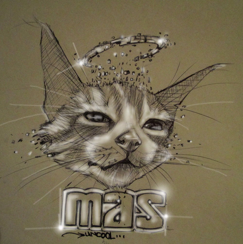Graffiti Sketch in Lyon - Photo by MAS (2015)