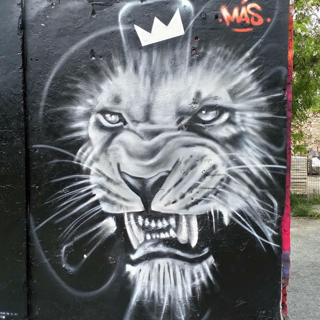 Graffiti Wall in France - Photo by MAS - graffiti, bordeaux, streetart (2018)