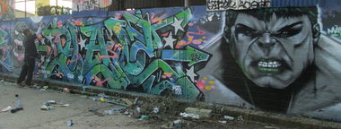 Graffiti Wall in Bordeaux - Photo by MAS - graffiti, bordeauxstreetart, streetart (2015)