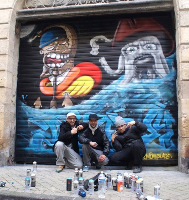 Graffiti Street Art in Bordeaux - Photo by MAS - graffiti, bordeauxstreetart, streetart (2015)