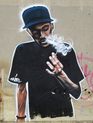 Graffiti Wall in Bordeaux - Photo by MAS - mas, legrandcrubdx, graffiti (2015)