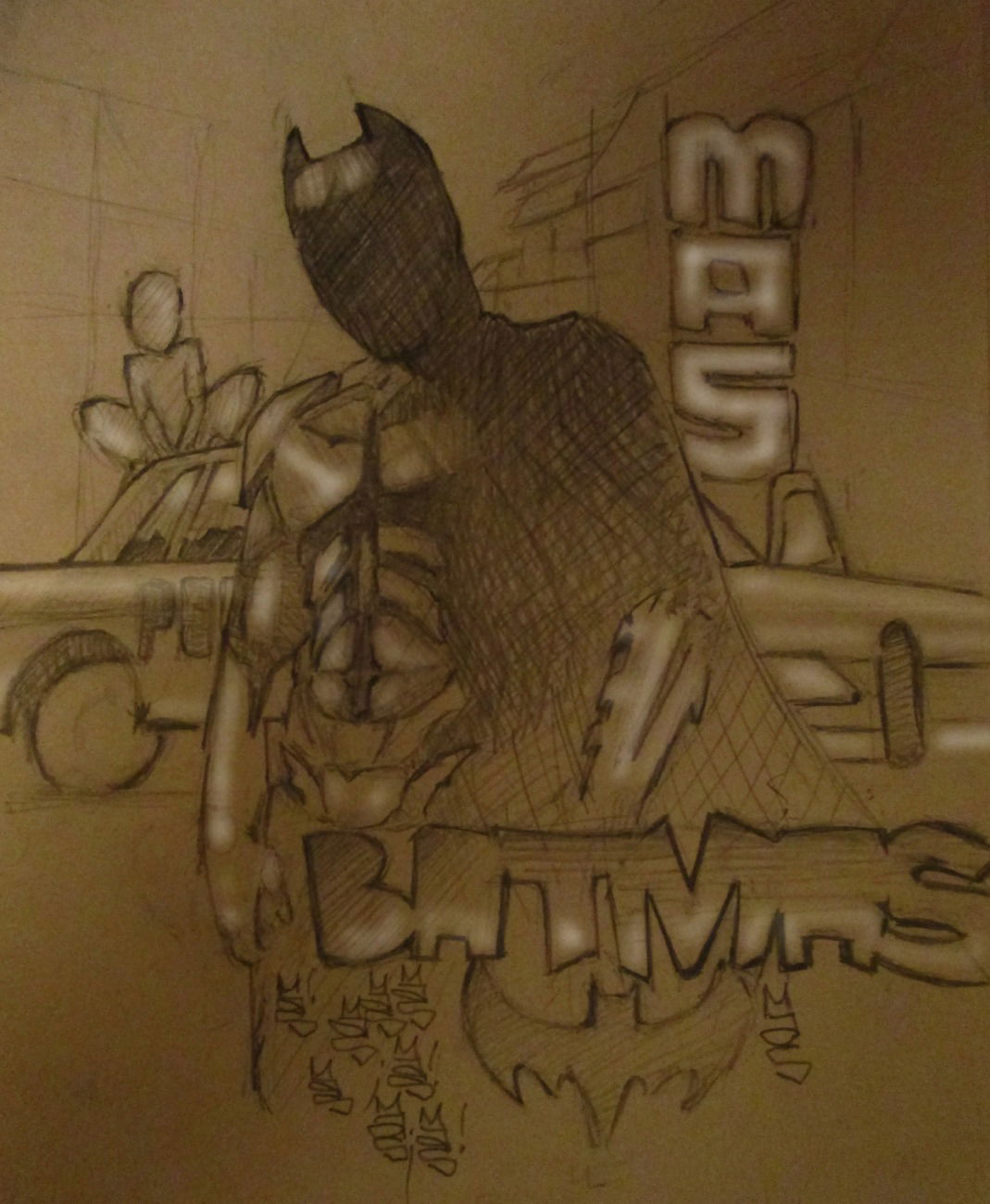 Graffiti Sketch in Paris - Photo by MAS - sketch, graffiti, writing (2015)