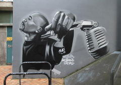 Graffiti Wall in France bordeaux - Photo by MAS - graffiti, Mas (2015)