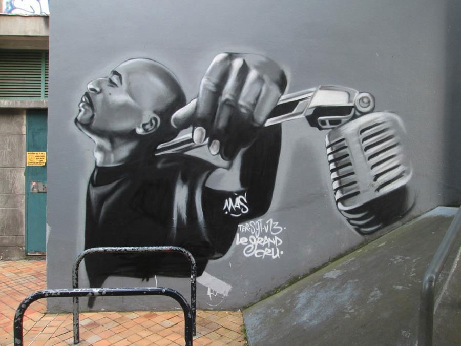 Graffiti Wall in France bordeaux - Photo by MAS - graffiti, Mas (2015)