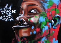 Graffiti Wall in Algeria - Photo by MAS - graffiti, color, algeria (2015)