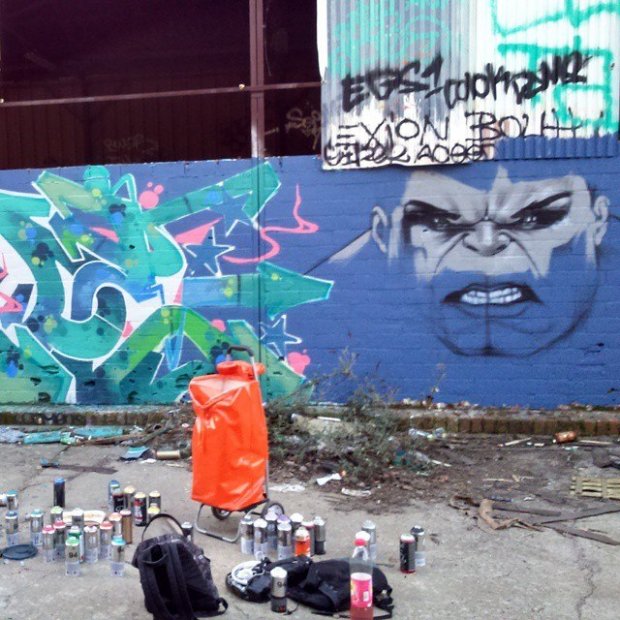 Graffiti Wall in Bordeaux - Photo by MAS - graffiti, bordeauxstreetart, streetart (2015)