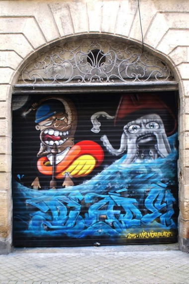 Graffiti Bombing in Bordeaux - Photo by MAS - graffiti, bordeauxstreetart, streetart (2015)