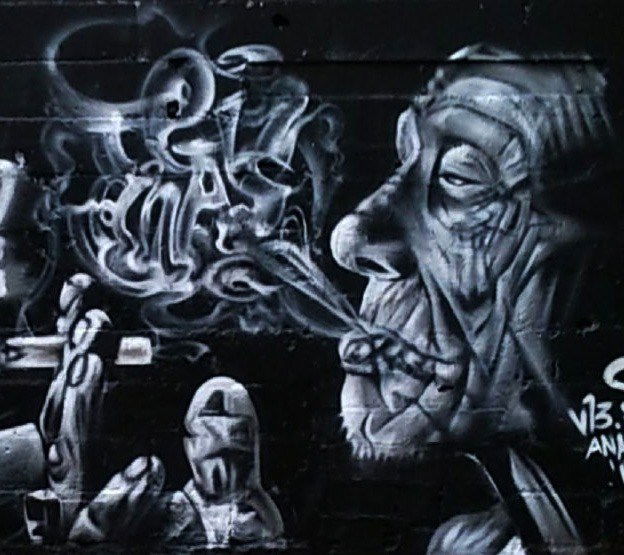 Graffiti Wall in France paris - Photo by MAS - graffiti, Mas (2015)
