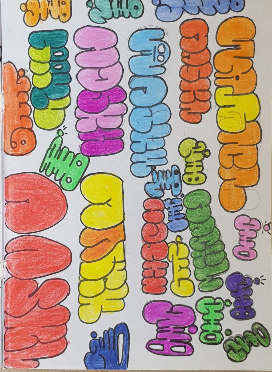 Graffiti Sketch - Photo by MASKH - graffitithrowup (2017)