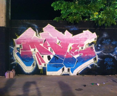 Graffiti Wall - Photo by MATETWO