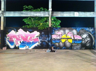 Graffiti Wall - Photo by MATETWO