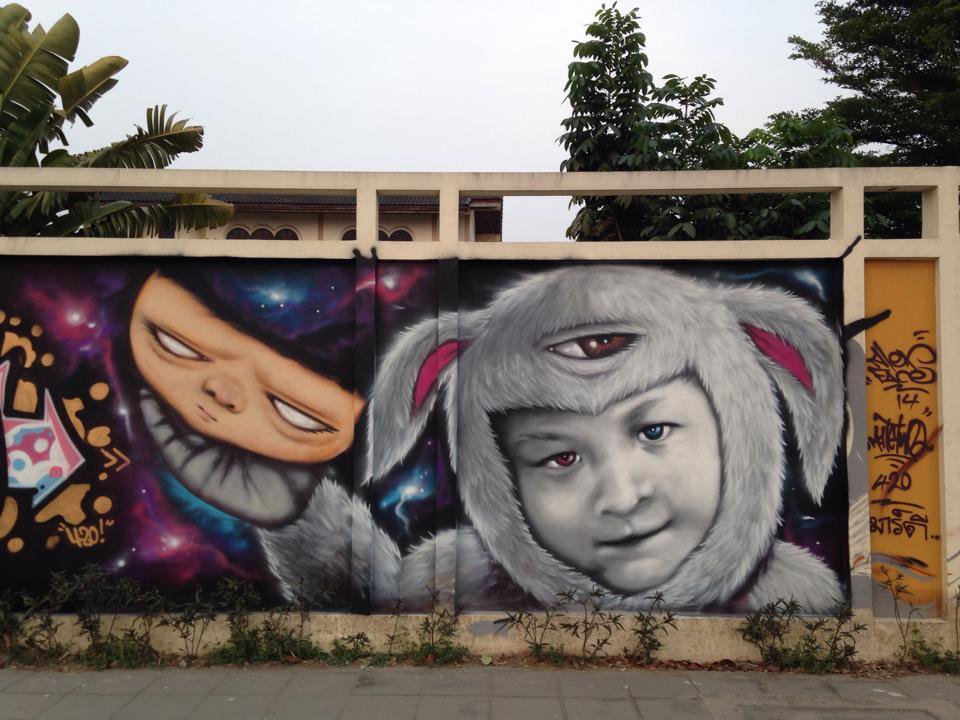 Graffiti Wall - Photo by MATETWO