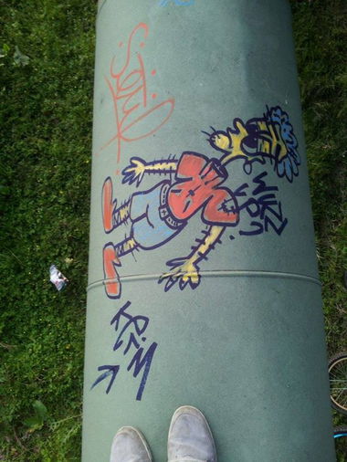 Graffiti Street Art in Chemnitz - Photo by MATTAFAKKA - Keim (2014)