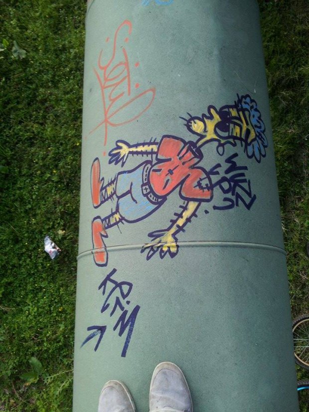 Graffiti Street Art in Chemnitz - Photo by MATTAFAKKA - Keim (2014)