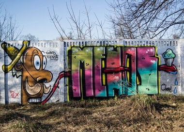 Graffiti Wall - Photo by MEH - MEH, MEHOS, Gpop
