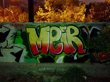 Graffiti Wall in София - Photo by MEIR (2021)
