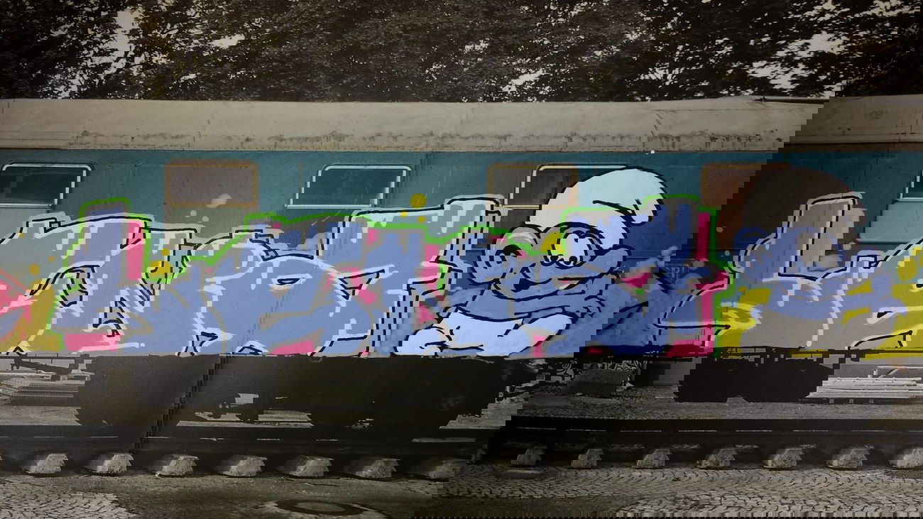 Graffiti Train - Photo by MELONE