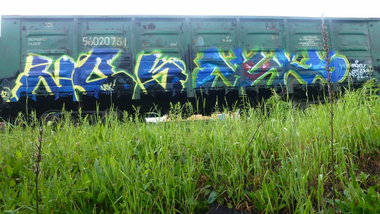 Graffiti Train - Photo by MENO