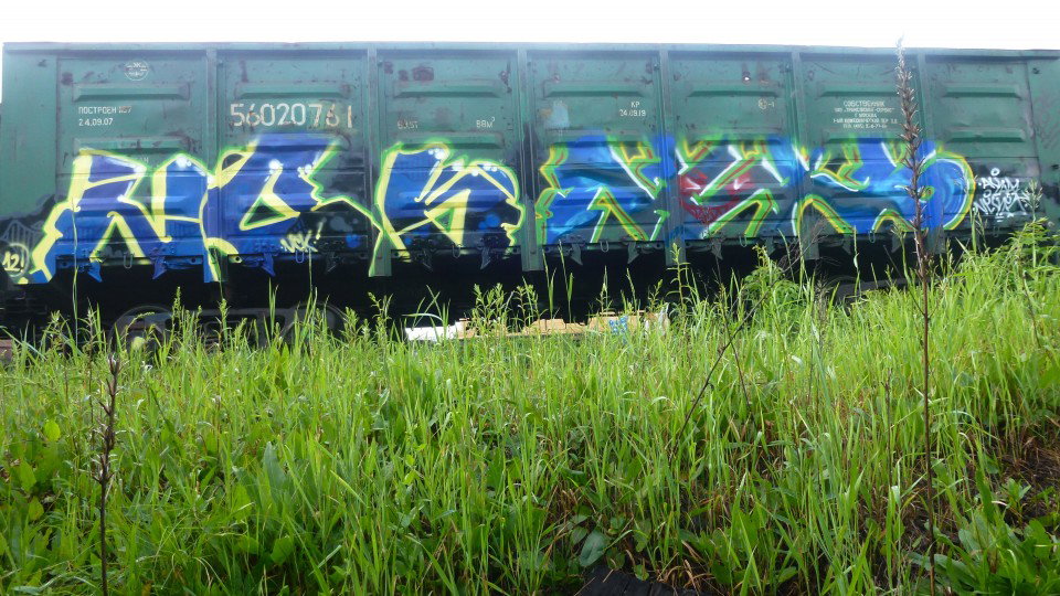 Graffiti Train - Photo by MENO