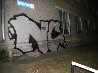 Graffiti Bombing - Photo by MENO - MENO, OSEM