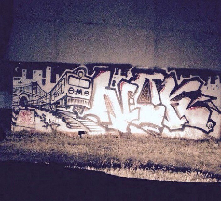 Graffiti Wall - Photo by MENO - NEAR, CRIME (2015)