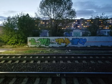 Graffiti Wall - Photo by MENO - Techno, meno, toy (2020)
