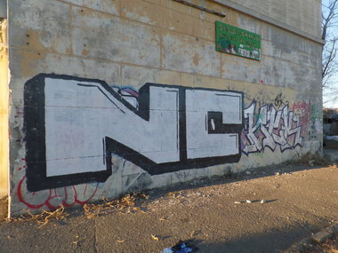 Graffiti Bombing - Photo by MENO - MENO, OSEM, NC (2015)