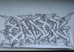 Graffiti Sketch - Photo by MERA