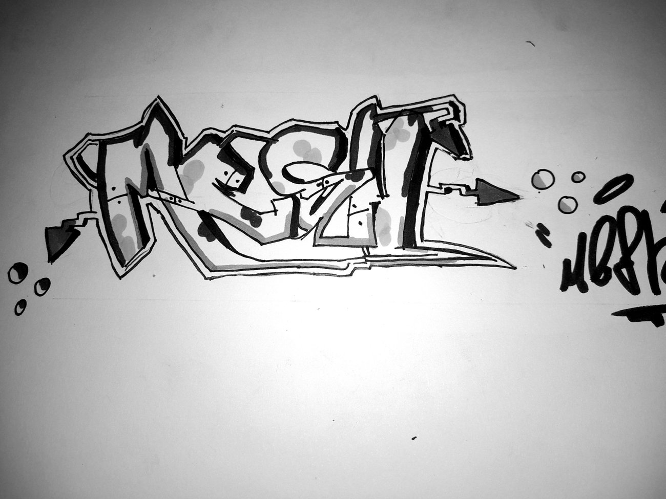 Graffiti Sketch - Photo by MESH (2026)