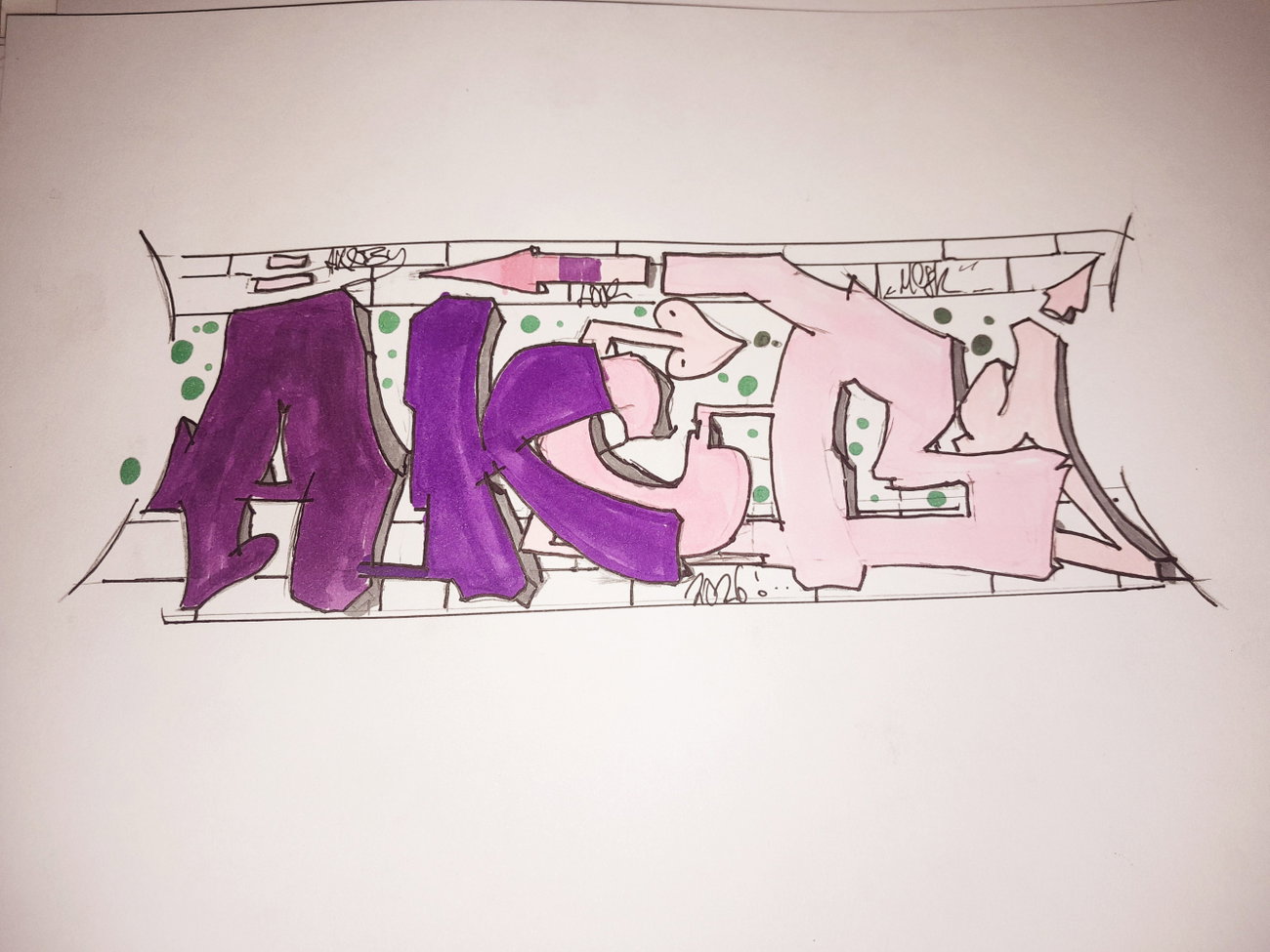 Graffiti Sketch - Photo by MESH (2026)