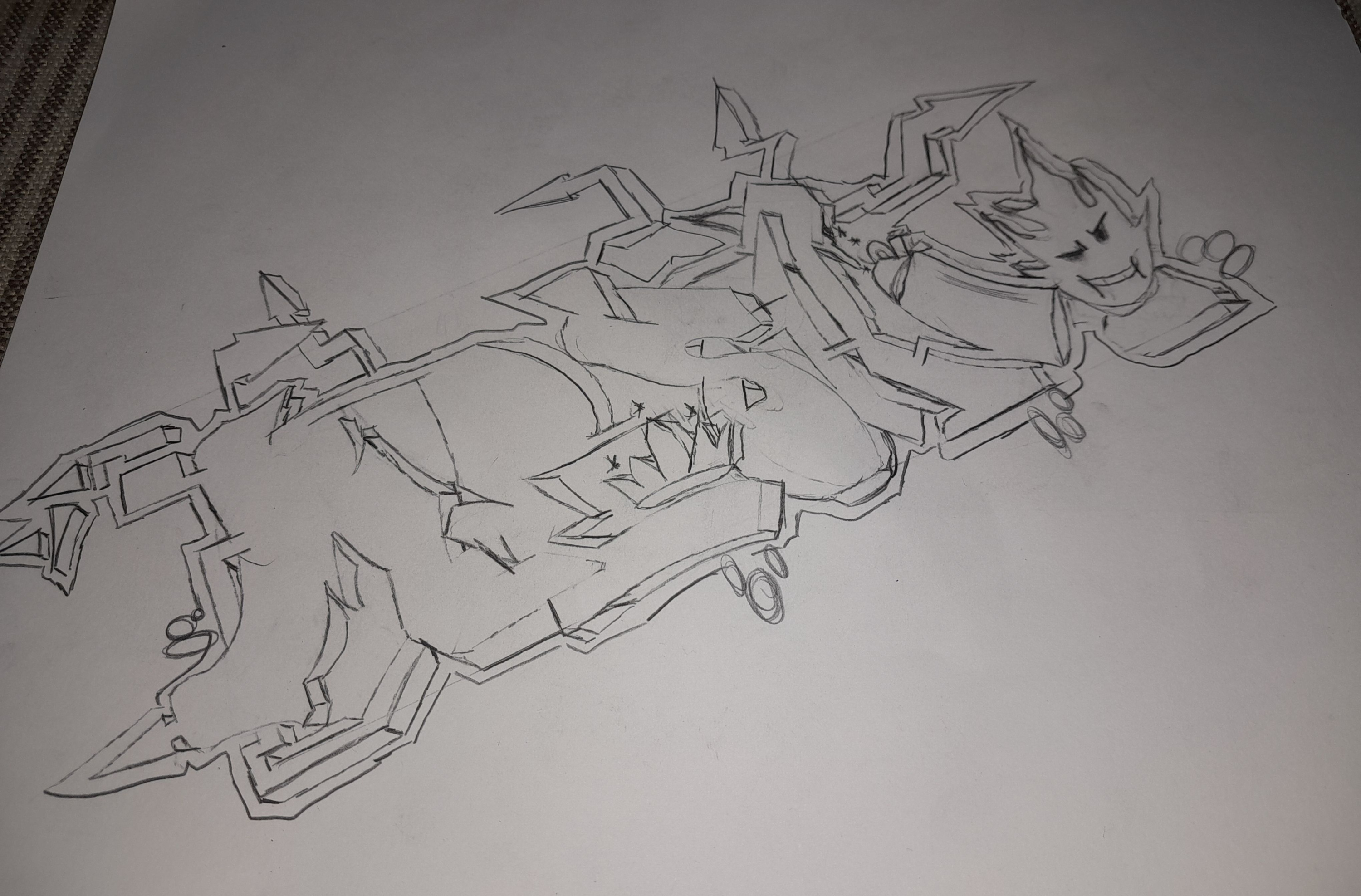 Graffiti Sketch - Photo by MESH (2026)