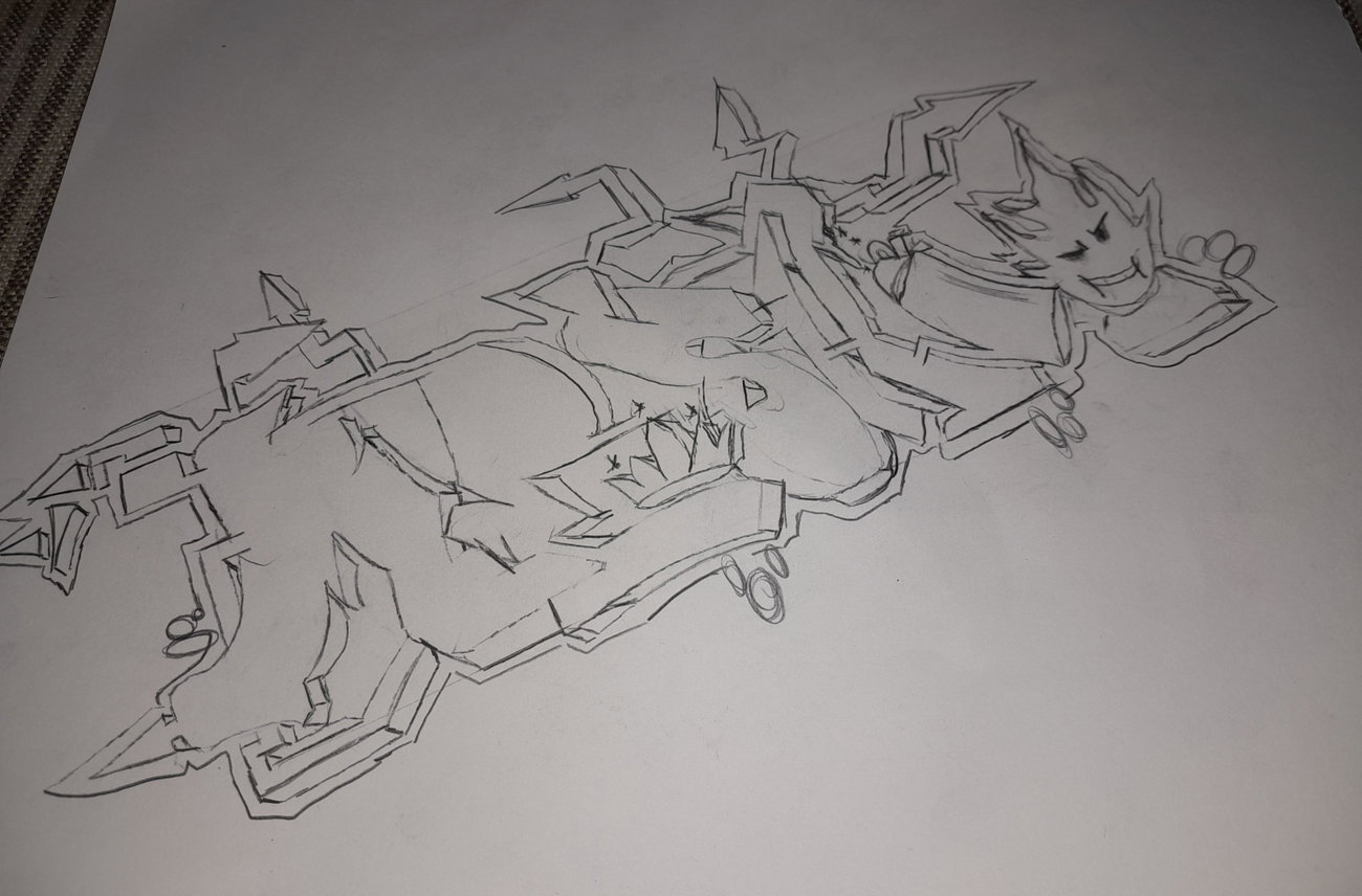 Graffiti Sketch - Photo by MESH (2026)