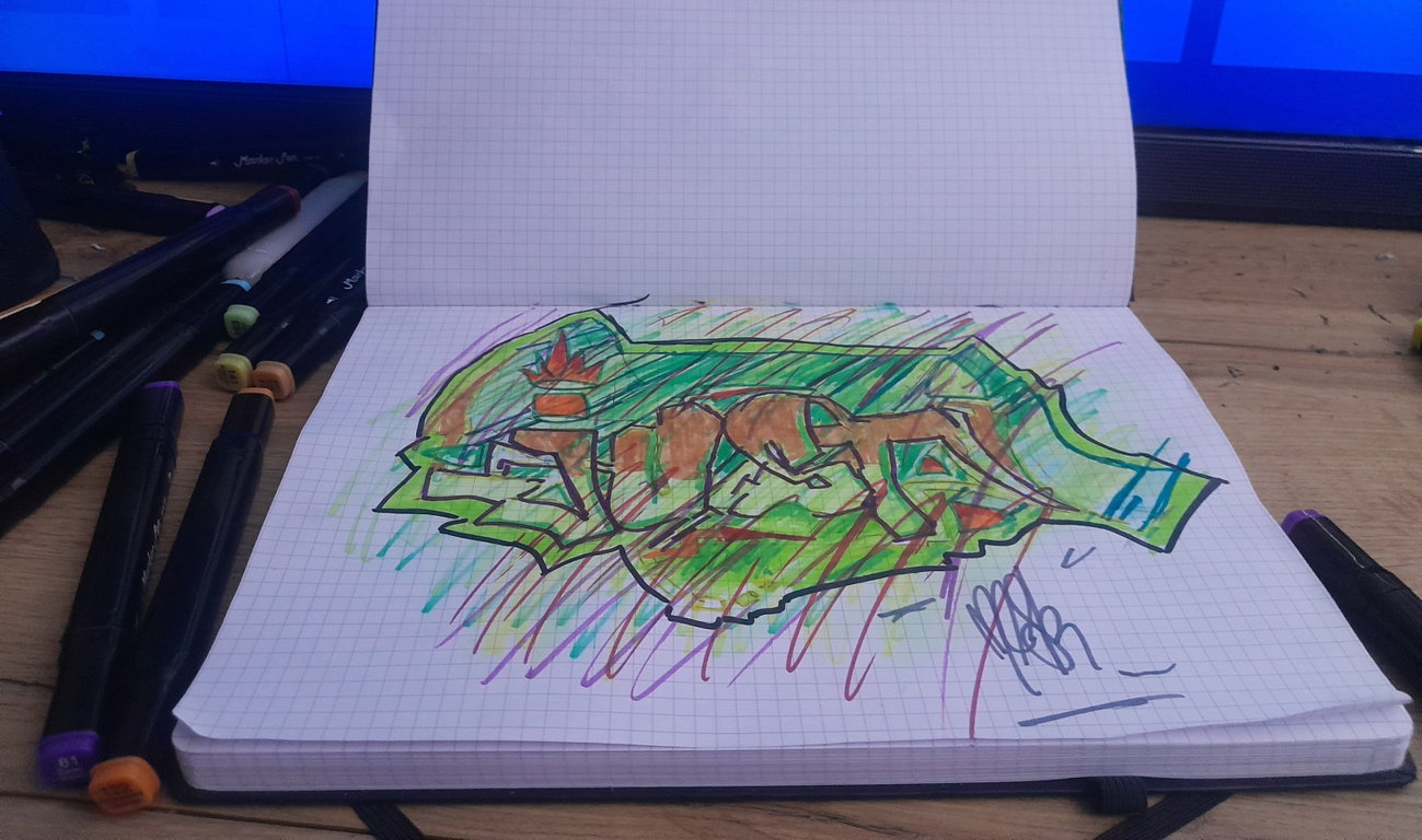 Graffiti Sketch - Photo by MESH (2026)