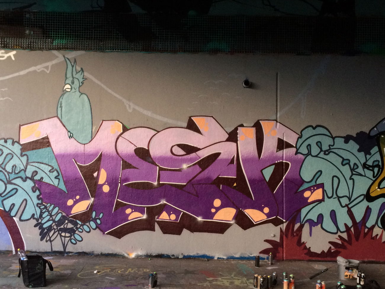 Graffiti Wall in Essen - Photo by MESKer - MESK (2018)