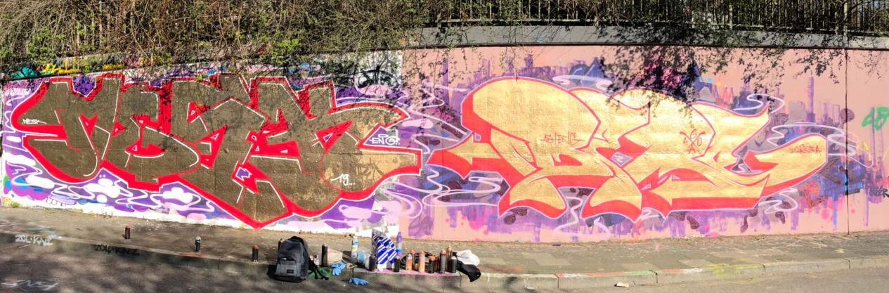 Graffiti Wall - Photo by MESKer - MESK, BERC (2019)