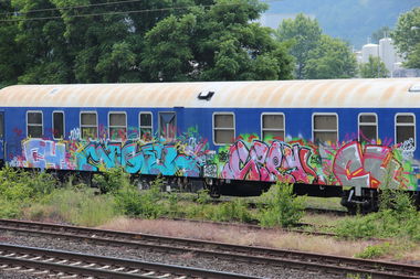 Graffiti Train - Photo by MGBonn - C4MogelSeryC4 (2016)