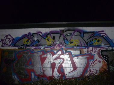 Graffiti Wall - Photo by MGBonn - Mogel, c4, Aku