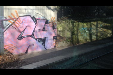Graffiti Bombing - Photo by MGBonn - C4, Mogel