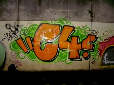 Graffiti Bombing - Photo by MGBonn - C4, Mogel, Sery