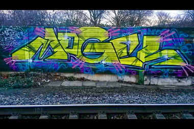 Graffiti Wall - Photo by MGBonn - Mogel, C4 (2015)