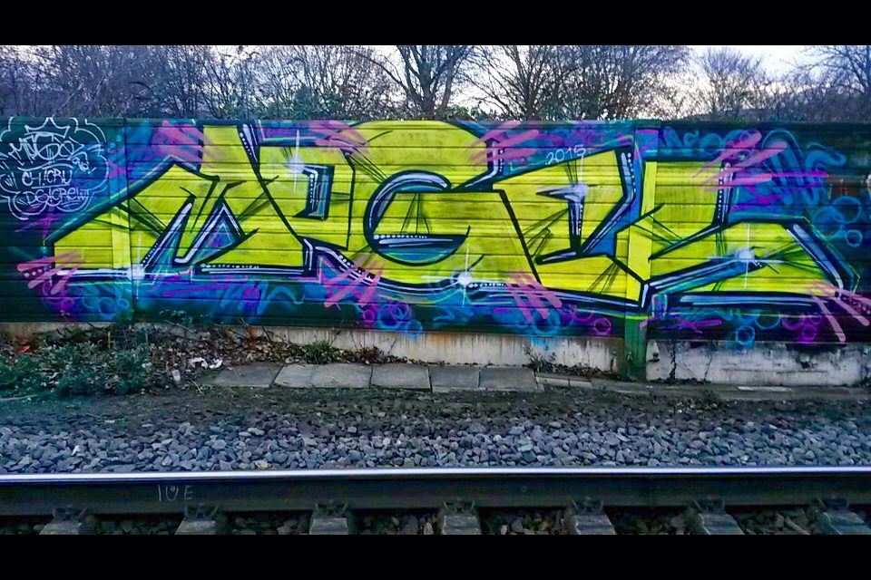 Graffiti Wall - Photo by MGBonn - Mogel, C4 (2015)