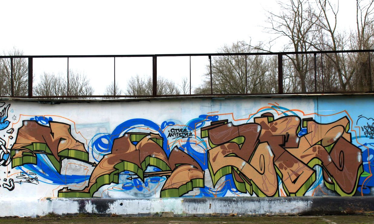 Graffiti Wall in Minsk - Photo by MIASA - miasa, dima, verms (2015)