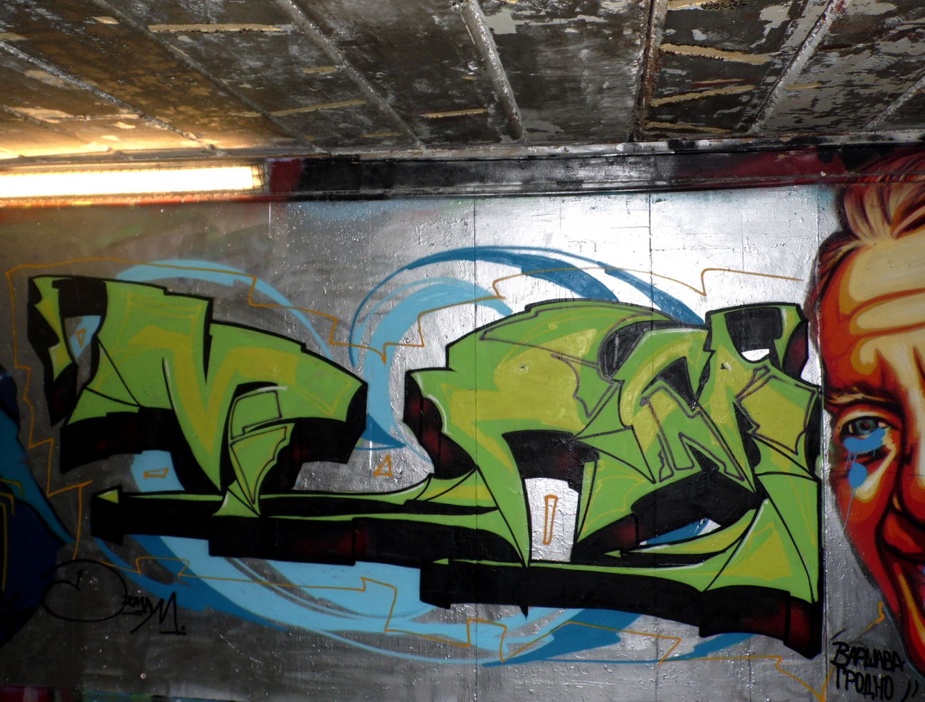 Graffiti Wall in Warsaw - Photo by MIASA - miasa, dima, dima_m (2015)