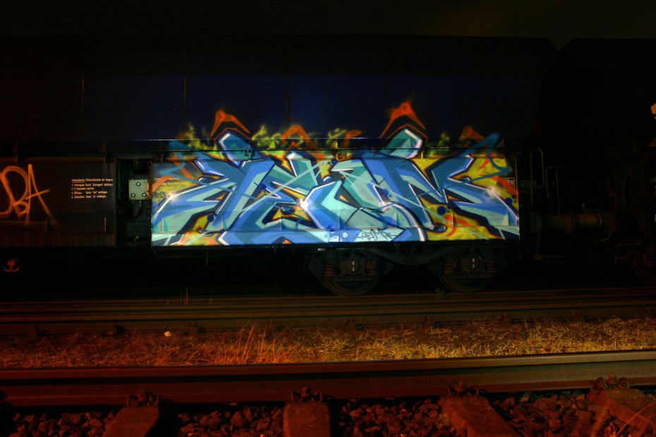 Graffiti Train - Photo by MIEA