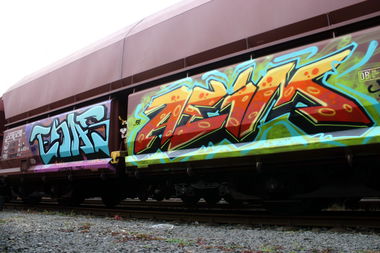 Graffiti Train - Photo by MIEA