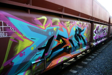 Graffiti Train - Photo by MIEA