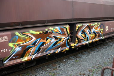 Graffiti Train - Photo by MIEA