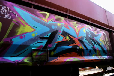 Graffiti Train - Photo by MIEA