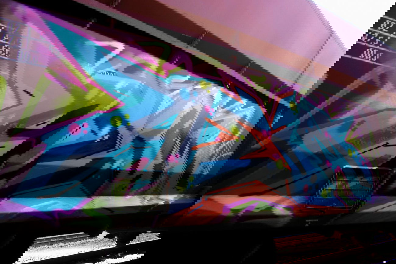 Graffiti Train - Photo by MIEA